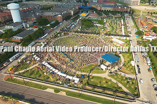 Aerial Video Dallas Helicopter Stabilized Dallas Production by Paul Chaplo Fort Worth, TX Texas